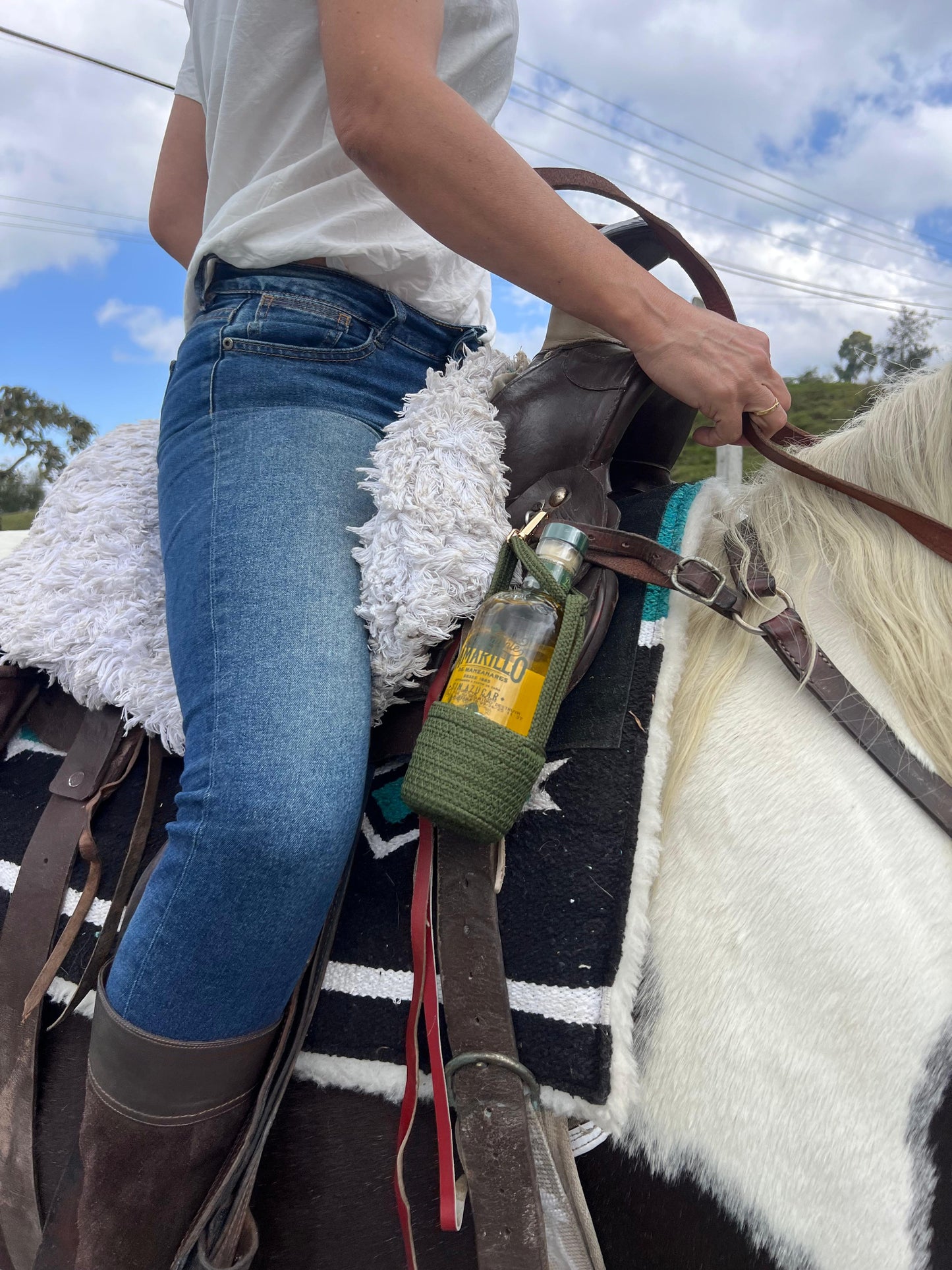 Porta botella Amarillo